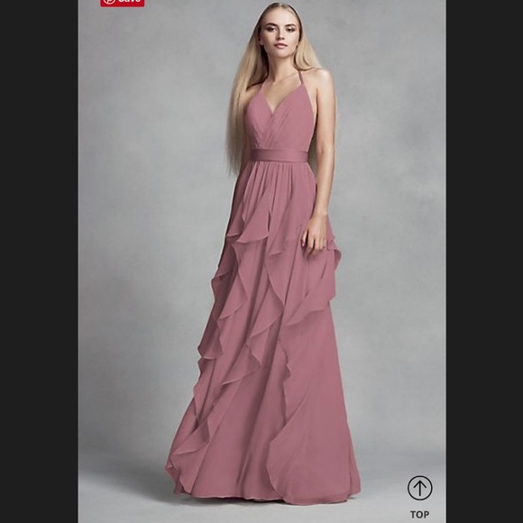 david's bridal vera wang bridesmaid dress